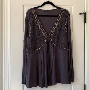 Torrid flowy long sleeve shirt